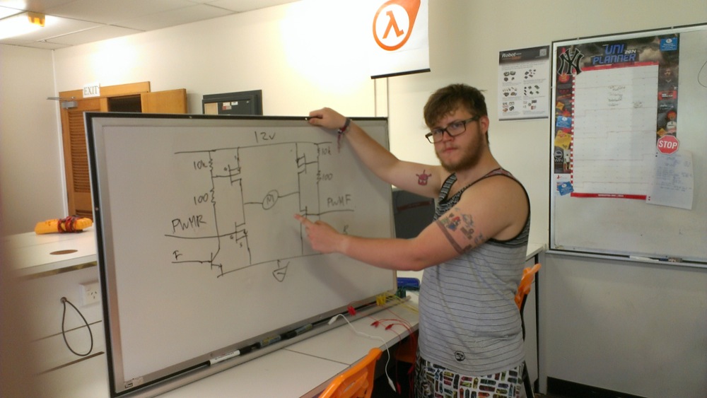 Working on the design for the MOSFET H-bridge